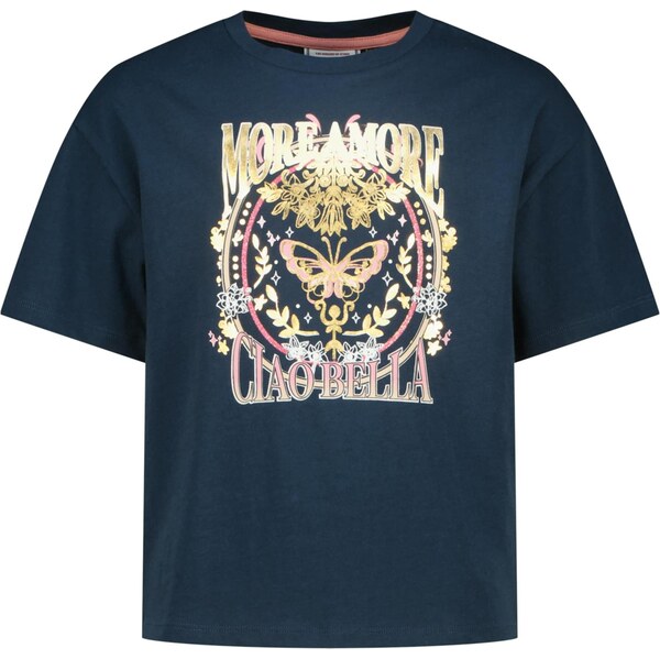 VINGINO Tričko Henrieka tmavomodrá / zlatá / ružová 66985631