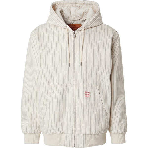 LEVIS Prechodná bunda POTRERO grafitová / biely denim 66985676