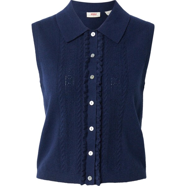 LEVIS Pletená vesta námornícka modrá 66985774