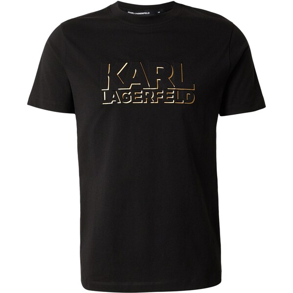 Karl Lagerfeld Tričko bronzová / čierna 66985909