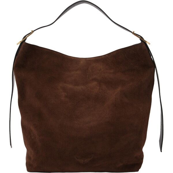 Zadig & Voltaire Kabelka na rameno JANE čokoládová / čierna 66985939