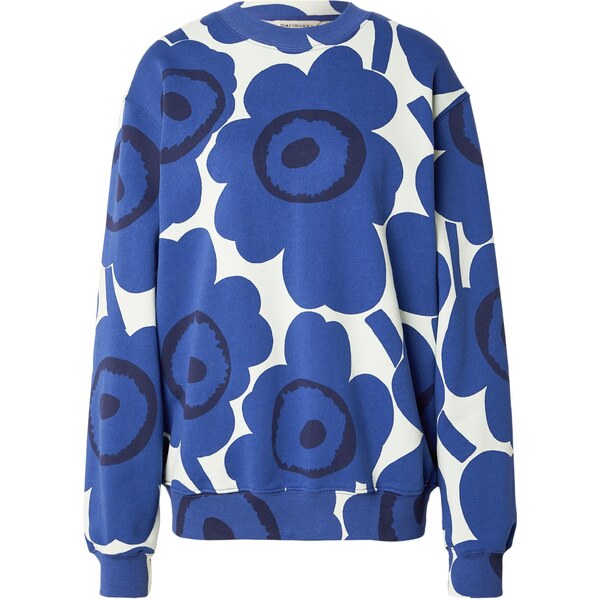 Marimekko Mikina LOISTO UNIKKO modrá / námornícka modrá / biela 66986006