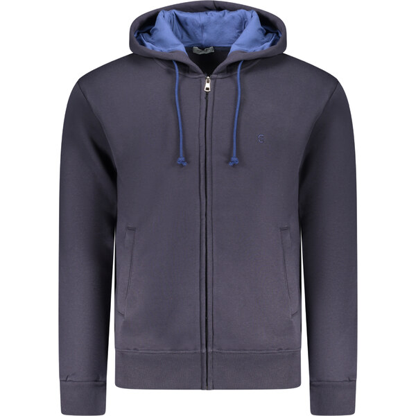 Pánska modrá mikina na zips COVERI MOVING 66995795