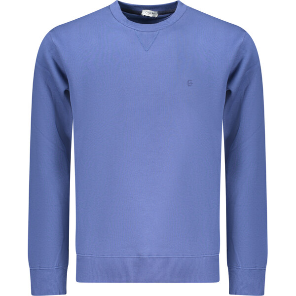 COVERI MOVING Modrý pánsky sveter bez zipsu 66995759