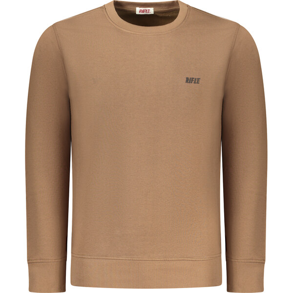 Pánska hnedá mikina RIFLE 66995748