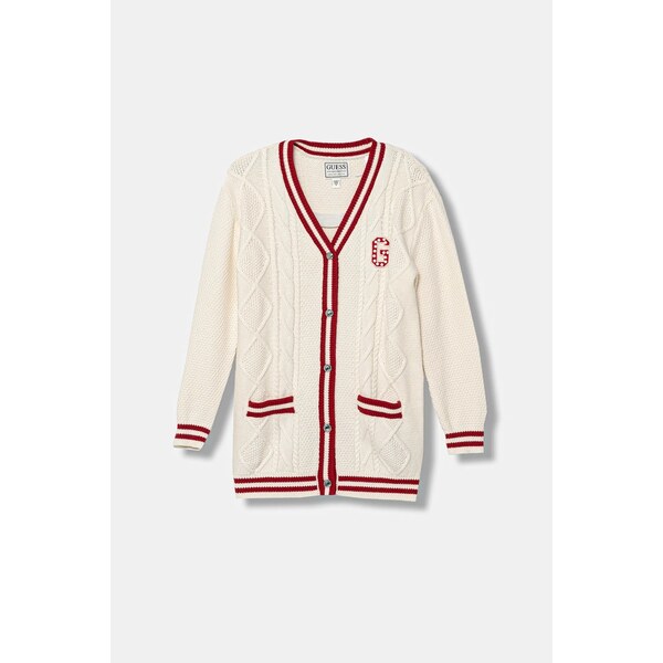 Detský kardigan s prímesou vlny Guess 66990635