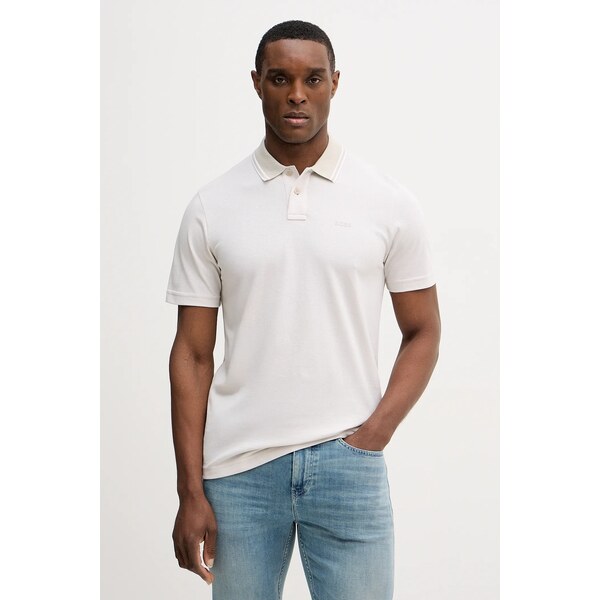 Bavlnené polo tričko BOSS Orange PeoxfordNew 66990856