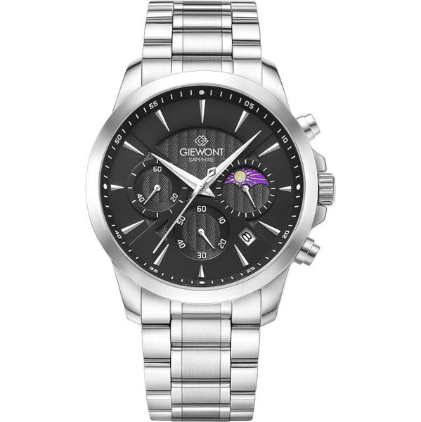 Pánsky chronograf Giewont Sapphire Silver GW9460-B2 66993117