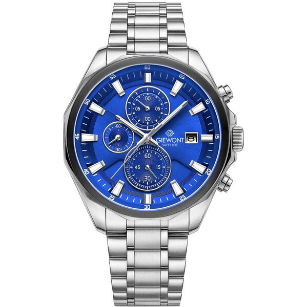 Giewont Chronograph Sapphire Silver Blue GW7290-B3 66993123