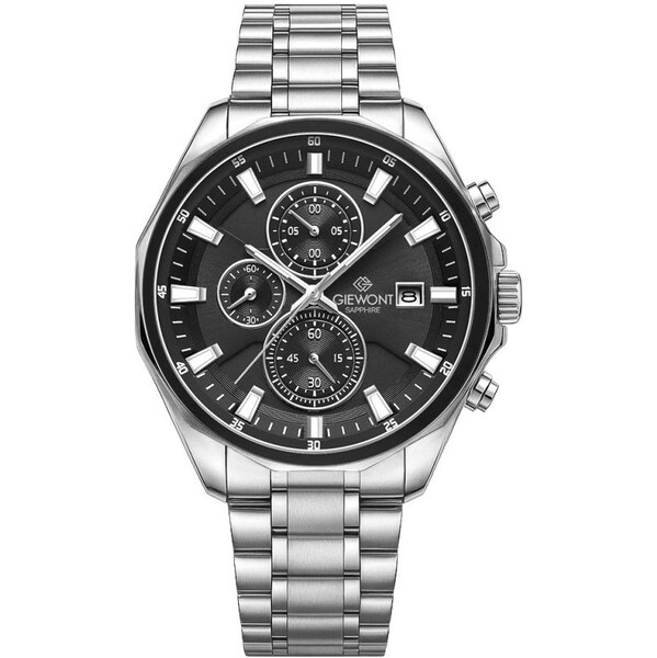 Pánsky chronograf Giewont Sapphire Silver GW7290-B2 66993122