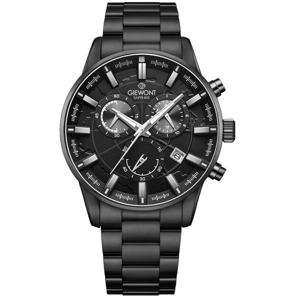 Pánske hodinky Giewont Chronograph Sapphire Black GW4580-B1 66993132
