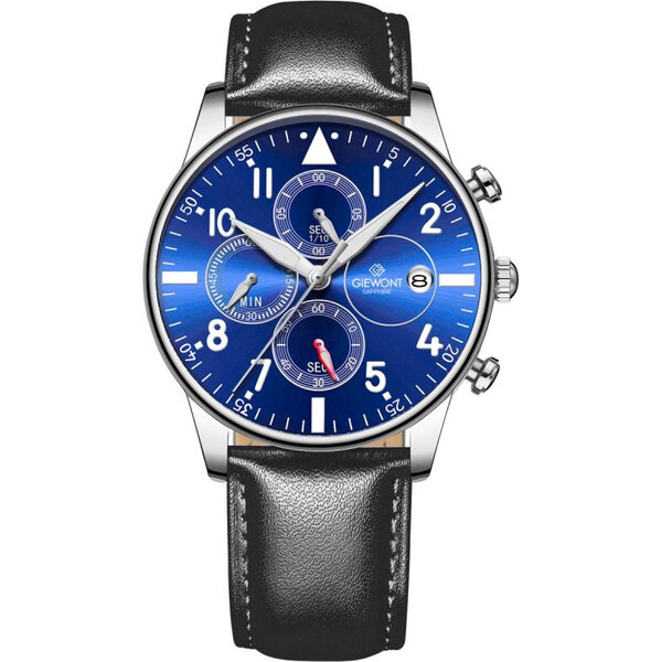 Giewont Chronograph Sapphire Black and Blue GW5630-A3 66993139
