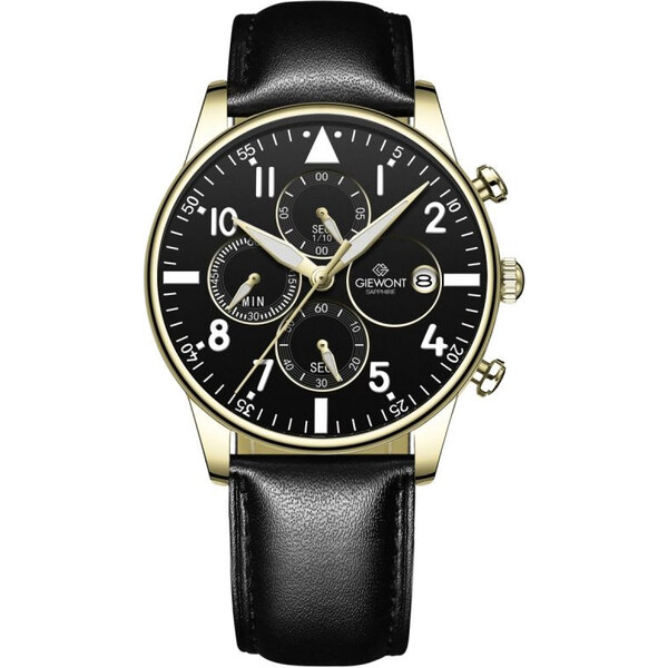 Giewont Chronograph Sapphire Black and Gold GW5630-A4 66993140