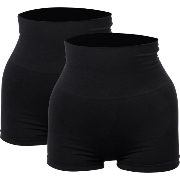 LORANE 2 Pack Predĺžené nohavičky s dvojitým pásom Farba: Čierna, 66991335