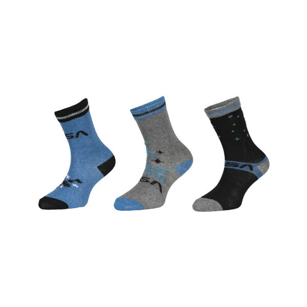 Trenýrkárna 3PACK detské ponožky NASA viacfarebné (39133/blue) 31/34 66991876