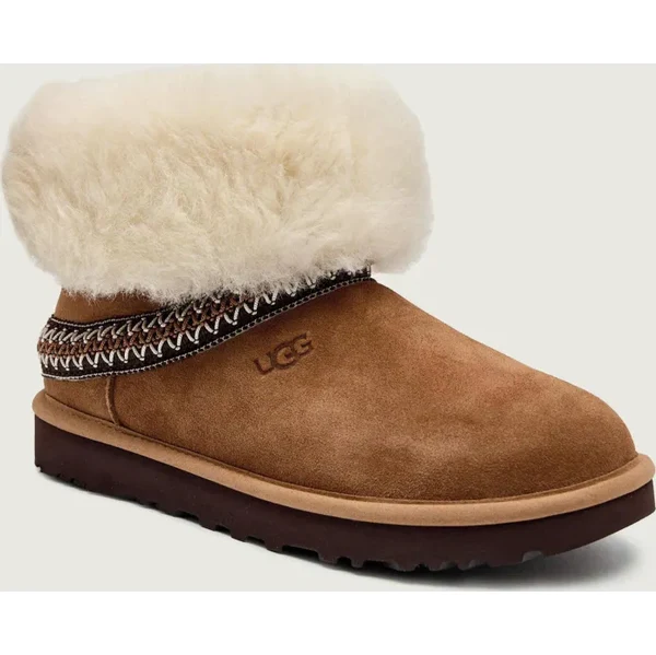 UGG Snehule CLASSIC SHORT CRESCENT | semiš 60947282