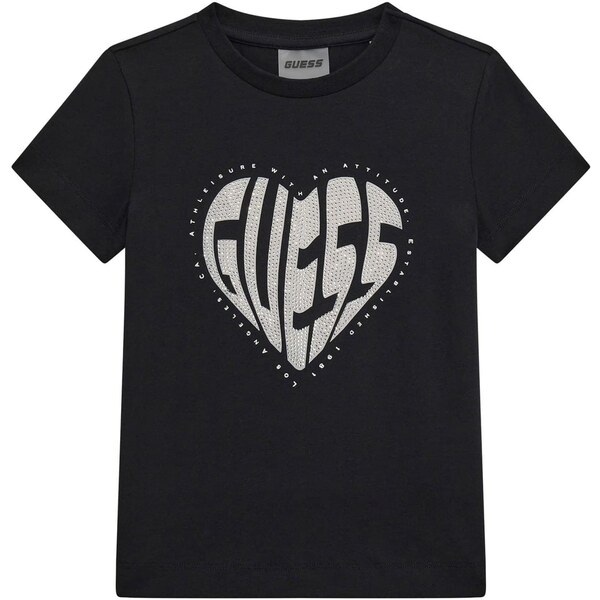 GUESS Tričko sivobéžová / čierna / strieborná 66999883