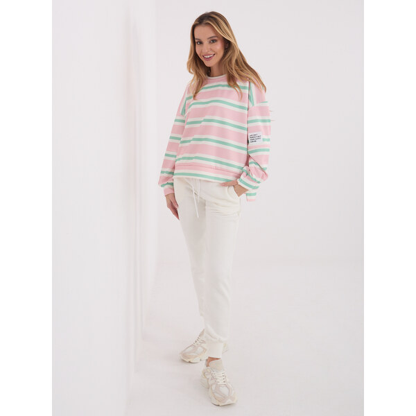 Italy Moda Dámska pruhovaná mikina 66995812