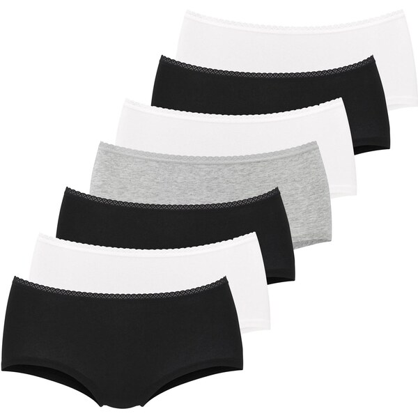 VIVANCE Nohavičky sivá melírovaná / čierna / biela 66999903