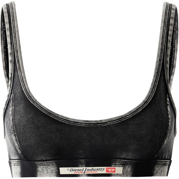 DIESEL Podprsenka Ariel svetlosivá / čierna 66999988