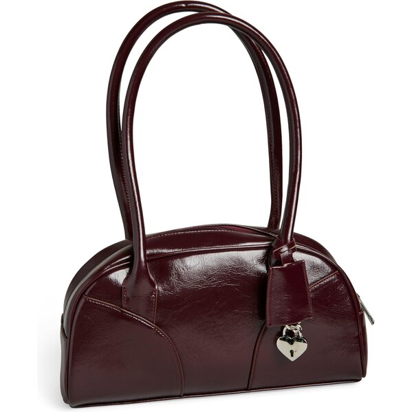 PIECES Kabelka PCBowling vínovo červená 67000088