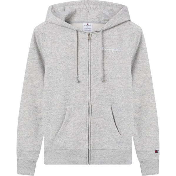 Champion Authentic Athletic Apparel Tepláková bunda svetlosivá / biela 67000151