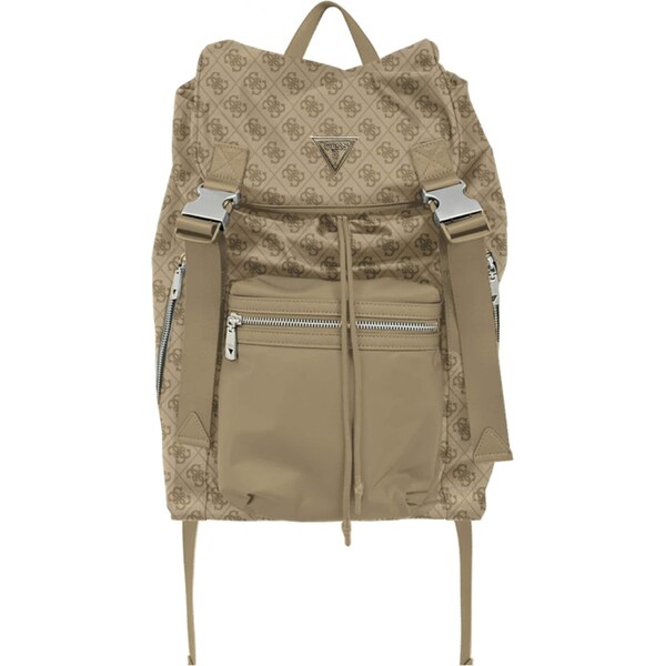 GUESS Batoh Berlin béžová / čierna 67000218