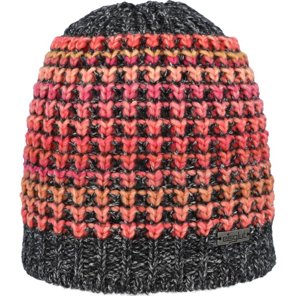 Eisglut Čiapky Vanessal sivá melírovaná / oranžová / ružová 67111701
