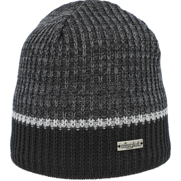 Eisglut Čiapky Torina sivá melírovaná / čierna / biela 67111763