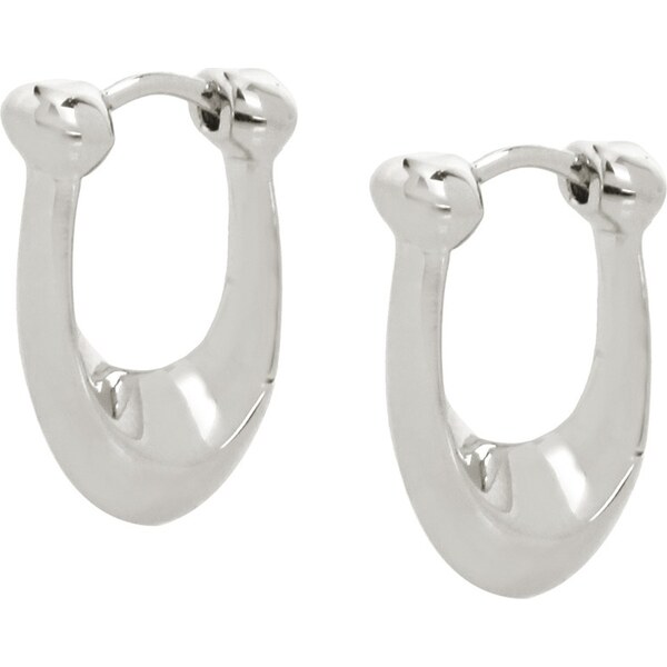 Coach Slušivé oválne náušnice z mosadze 37351447RHO030 66999586