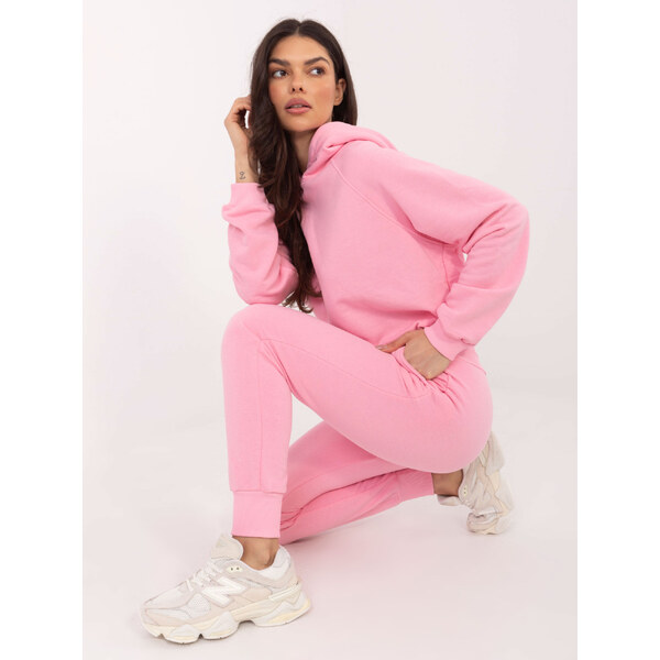 Svetlo ružová basic súprava mikiny a nohavíc RV-KMPL-5757.71-light 22937512