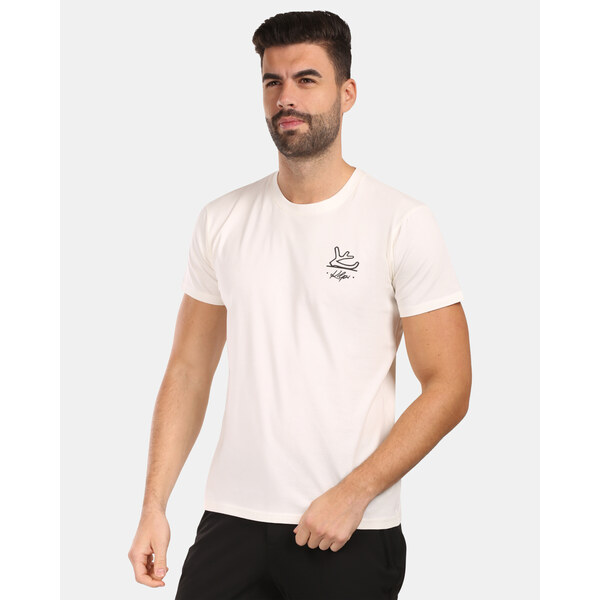 Pánske bavlnené tričko Kilpi SPACER-M biela 67004677