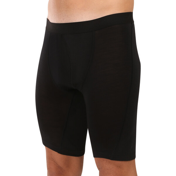 Pánske boxerky Sensor Air Long merino čierne (23200015) 66903690