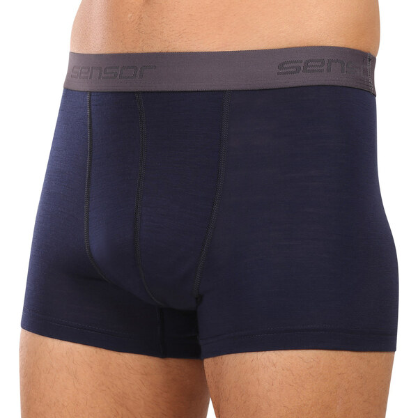 Pánske boxerky Sensor Active merino modré (25200027) 66882005