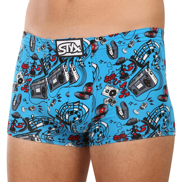 Pánske boxerky Styx art klasická guma hudba (Q1558) 67003999