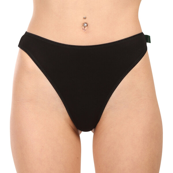 5PACK dámske tangá Gaubert čierná (GBTW-907) XXL/ 66653634