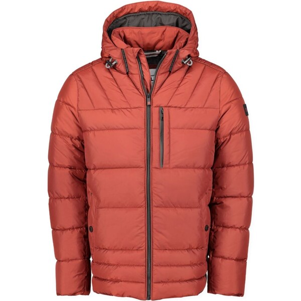 Pánska tehlovočervená prešívaná zimná bunda S4 67005067