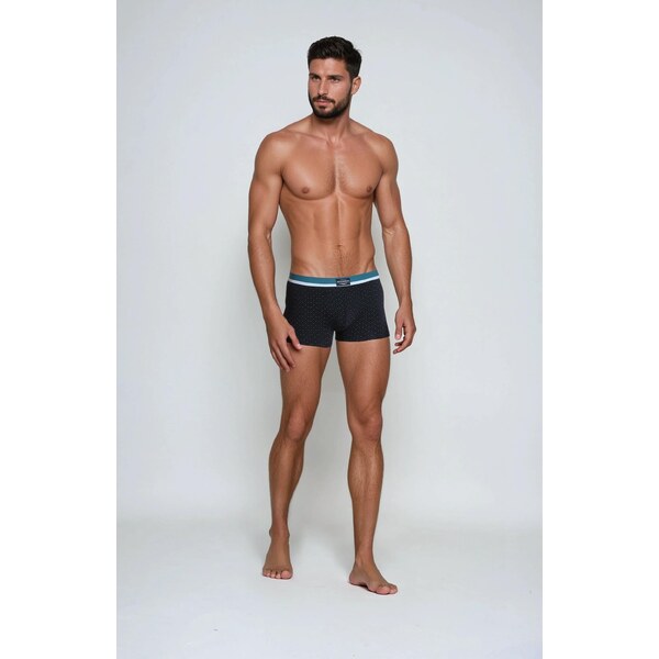 Henderson Pánske bavlnené boxerky Zodiac 38314-99X čierne, Farba 21866290