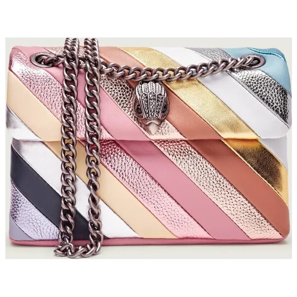 Kurt Geiger Kožená kabelka na rameno KENSINGTON 67003437