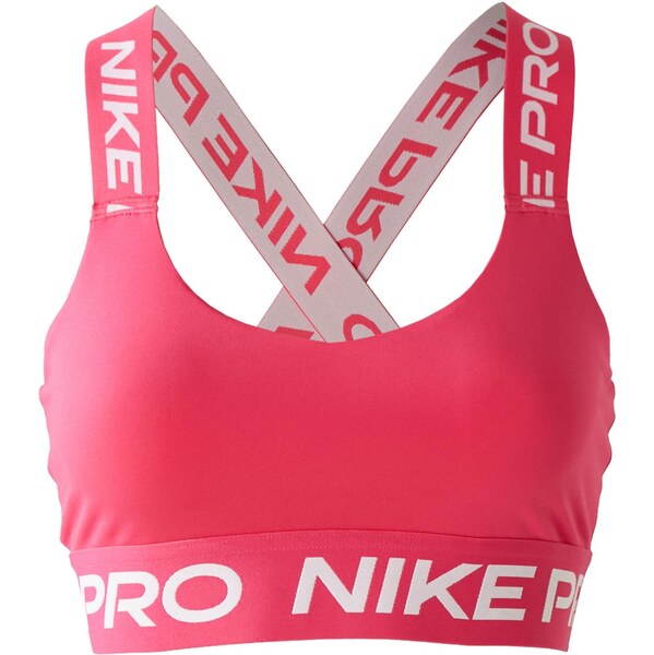 NIKE Športová podprsenka ružová / biela 67007323