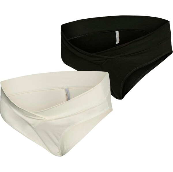 MAMALICIOUS Nohavičky MLLeyla čierna / biela 67007396