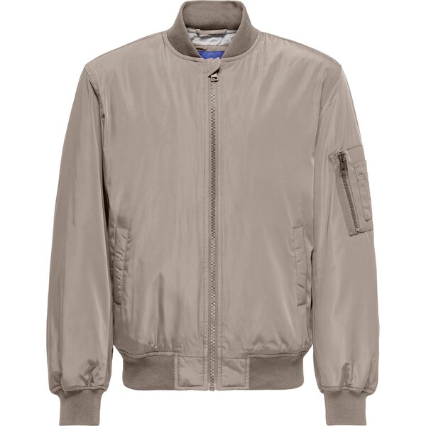 Only & Sons Junior Prechodná bunda OSJJoshua tmavobéžová 67007455