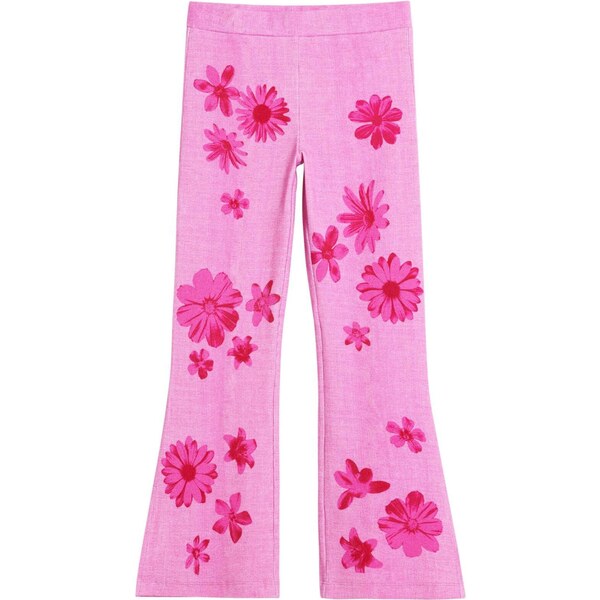 Desigual Nohavice fuksia / tmavoružová 67007503