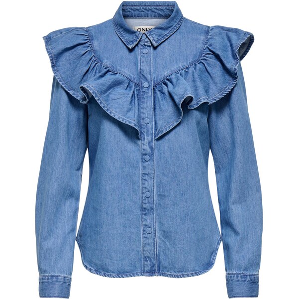 ONLY Blúzka ONLINDIGO modrá denim 67007641