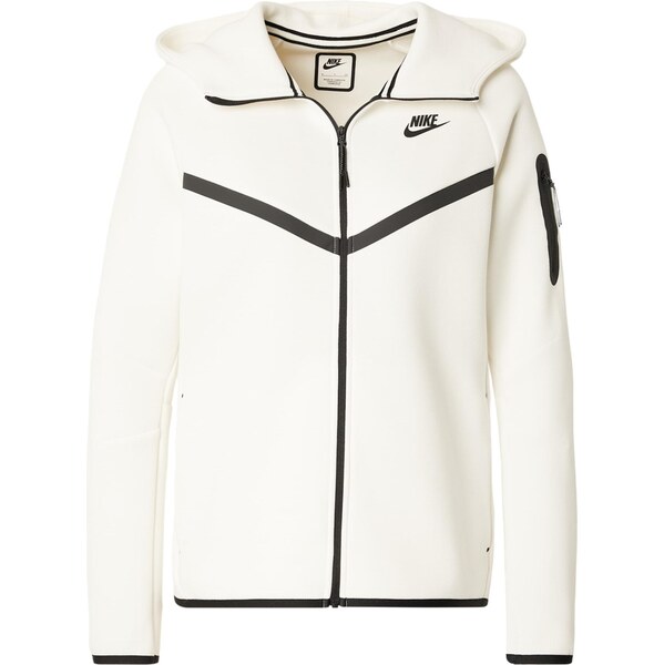 Nike Sportswear Tepláková bunda TECH FLEECE 2 svetlobéžová / čierna 67007705