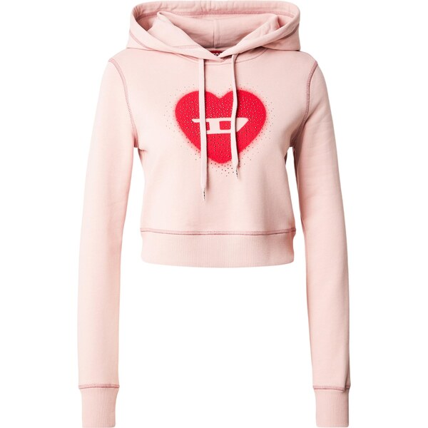 DIESEL Mikina F-SLIMMY ružová / červená 67007766