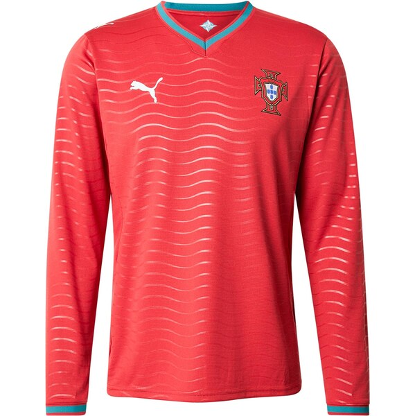PUMA Dres Portugal 2026 modrozelená / ohnivo červená / biela 67015800