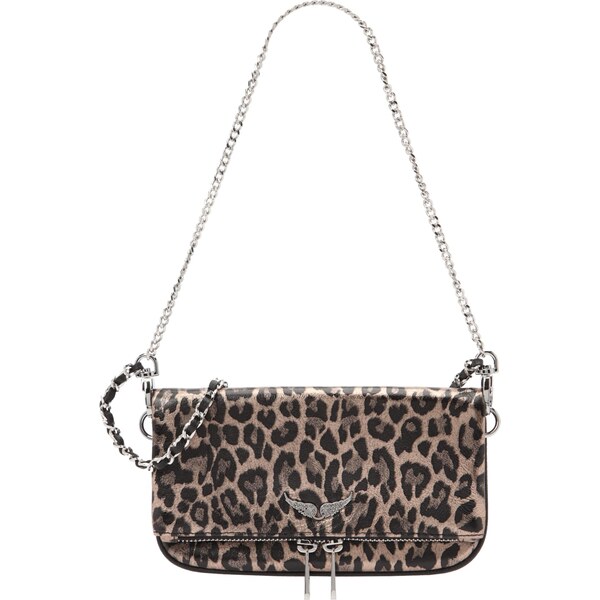 Zadig & Voltaire Kabelka na rameno ROCK NANO svetlohnedá / čierna 67015923