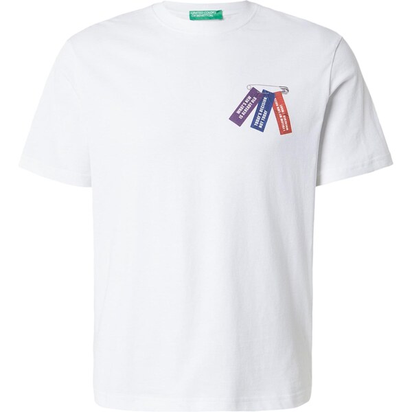 UNITED COLORS OF BENETTON Tričko tmavomodrá / fialová / oranžová / 67016068