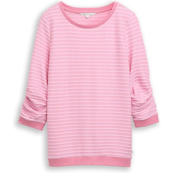 TOM TAILOR DENIM Mikina ružová / svetloružová 67021200